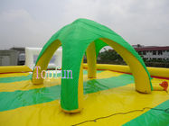 Acontecimiento inflable colorido que se casa la lona verde del PVC de la tienda 0.6m m de la casa de playa