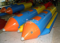 Barco de plátano inflable inflable inflable durable de los asientos/Pvc del barco 8 del trineo del agua del pez volador/del plátano