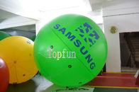 Globos plásticos del helio de Infalatable del anuncio al aire libre del acontecimiento con multicolor