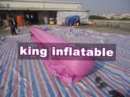 Diapositiva/círculo/gota grandes inflables púrpuras/del azul 0.9m m del PVC del aire para la diversión del agua
