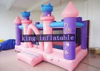 Casas ideales comerciales rosadas de princesa Bouncy para el juego suave del niño/de los niños
