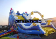 El tema de los animales de mar inflable seca la diversión inflable de la lona del PVC del OEM de las diapositivas para los niños