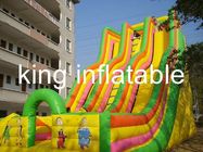 El carril doble gigante inflable seca la impresión colorida de la historieta de la diapositiva para el parque de atracciones
