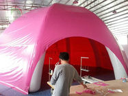 La tienda inflable rosada del acontecimiento para la promoción/explota la tienda de campaña