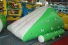 El juguete inflable durable del agua del PVC de los niños, blanco/verde mini explota el iceberg del agua