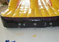 Juguete inflable del agua de la lona amarilla/roja del PVC/zapatos gigantes para los deportes acuáticos
