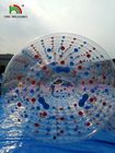 El agua inflable transparente juega el rodillo colorido del agua del anillo en D para los niños de los adultos N