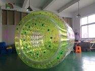 Rodillo inflable del juguete del agua transparente gigante del PVC/de TPU para los niños y los adultos