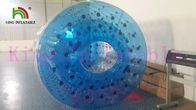 Juguete al aire libre inflable inflable grande azul del PVC/de PTU del artículo 1.0m m del juguete del balanceo del agua