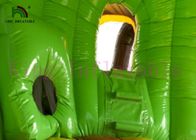 El tema verde del disco de la selva explota el castillo animoso con la impresión asombrosa de la diapositiva para los niños