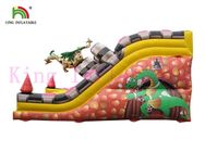 El dinosaurio comercial de la lona del PVC inflable seca la impresión de Digitaces de la diapositiva para los niños