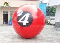Paseo inflable del diámetro del PVC/de PTU los 2m del rojo 0.8m m en bola del agua con la impresión