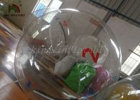 Bola inflable clara transparente del agua del PVC/juegos de pelota que caminan del agua inflable