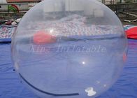 paseo inflable transparente del PVC/de TPU de 1,0 milímetros en estándar de la bola EN71 del agua