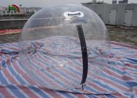 paseo inflable transparente del PVC/de TPU de 1,0 milímetros en estándar de la bola EN71 del agua