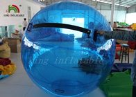 paseo inflable azul del PVC del diámetro de los 2m en la bola del agua modificada para requisitos particulares para los niños y los adultos