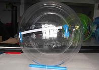 Paseo inflable de la diversión transparente de la familia en bola del PVC/de PTU de la bola 1.0m m del agua