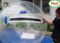 Paseo inflable transparente en bola que camina del agua de la bola del agua 2 PVC del diámetro 0.8m m de m