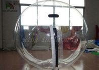 La aguamarina inflable clara del diámetro del PVC los 2m riega las soldaduras/YKK-cremallera de la bola Niza de Japón