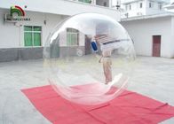 la bola inflable del agua del PVC del diámetro de los 2m/modificó la bola que caminaba del agua para requisitos particulares del claro de la cremallera de Japón