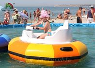 El PVC inflable de los juguetes del agua de los niños de los asientos dobles explota el barco inflable de la impulsión eléctrica auto de encargo