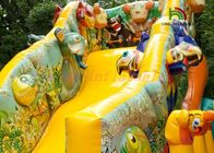 El color salvaje multiusos explota el parque de atracciones combinado del PVC del tema del parque/de la selva