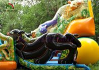 El color salvaje multiusos explota el parque de atracciones combinado del PVC del tema del parque/de la selva
