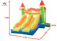 Casa de salto inflable del castillo de Rockey con el patio trasero de dos diapositivas para el niño