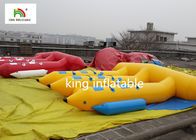 Artículo inflable modificado para requisitos particulares del amarillo de 6 de Seater del deporte barcos de la pesca con mosca