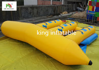 Artículo inflable modificado para requisitos particulares del amarillo de 6 de Seater del deporte barcos de la pesca con mosca