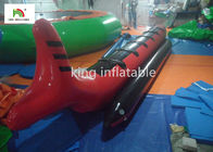 Barcos de plátano inflables del tiburón rojo con la manija 6 para el anuncio publicitario adulto