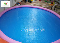 piscinas inflables redondas del diámetro del 18m con el PVC de impresión animal