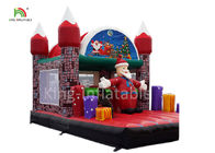 Castillo animoso inflable de Papá Noel de la Feliz Navidad para la decoración los 20ft de Navidad