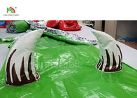 El solo carril verde tobogán acuático inflable largo de 15 m para los adultos modificó tamaño para requisitos particulares