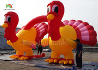 Turquía inflable roja y amarilla arquea la publicidad de la promoción de la acción de gracias de la Feliz Navidad