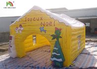 Tienda inflable modificada para requisitos particulares de Snowma de la casa de la Navidad de los productos de la publicidad del tamaño
