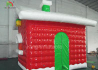 Casa inflable roja de la Navidad para la garantía de un año de la decoración del festival