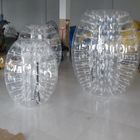 Bola de parachoques del cuerpo de parachoques inflable transparente de la bola PVC de 1,0 milímetros diámetro de 1,2/1,5 m