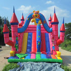 Modifique el castillo para requisitos particulares de salto inflable con la lona inflable del PVC de la gorila de los niños de la diapositiva