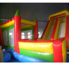 Casas animosas de salto inflables de salto inflables del castillo de los niños comerciales con la diapositiva