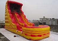 Tobogán acuático inflable gigante con la piscina para el barco pirata inflable de la diversión de los niños/de los adultos