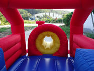 Lona comercial del PVC de Mini Bounce Houses With Slide del castillo inflable de los niños