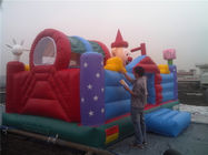 Parque de atracciones inflable de los niños al aire libre lindos/patio inflable del payaso