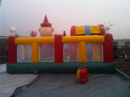 Parque de atracciones inflable de los niños al aire libre lindos/patio inflable del payaso