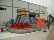 Figura humana parque de atracciones inflable/ciudad inflable de la diversión del tema de la prisión