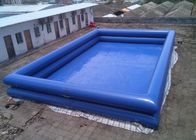piscinas inflables de la lona del PVC del tubo de la pared del doble de 12 x 8 x 1,3 m sobre la tierra para la diversión