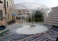 Tienda inflable transparente de la burbuja del diámetro los 5m del PVC
