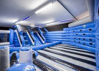 Parque de atracciones inflable interior azul de largo los 29m del PVC de los niños
