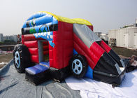Casa de salto inflable del coche del castillo de la forma del coche de la lona del PVC de los niños