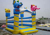 Tipo castillo inflable del elefante/castillo animoso de salto del castillo de la lona del PVC para los niños